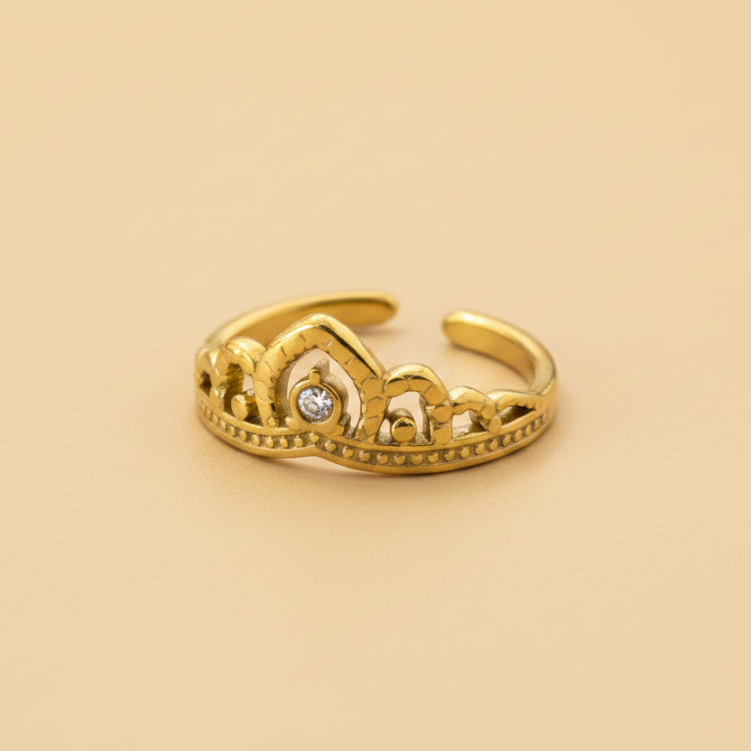 Aurea Crown | Adjustable Ring