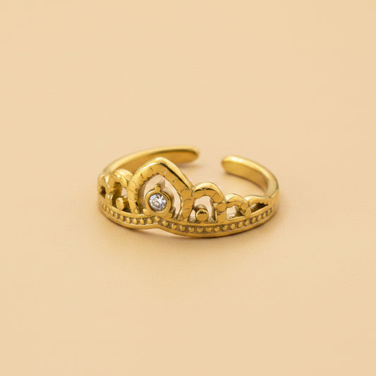 Aurea Crown | Adjustable Ring