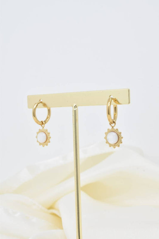 Aurelia Earrings | Mother Of Pearl
