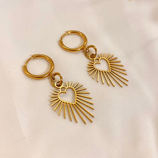 Coeur Earrings | Stainless Steel