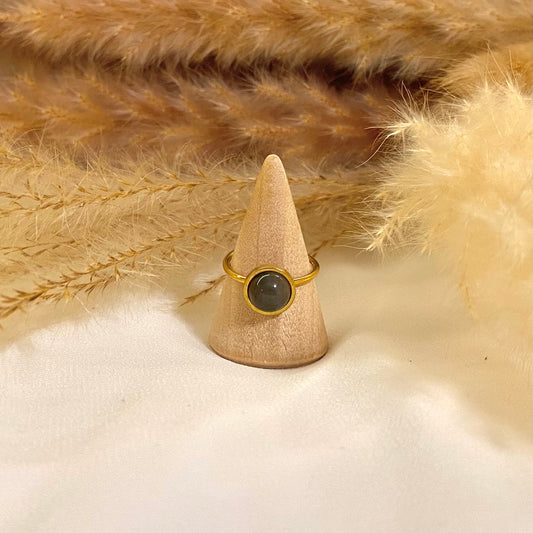 Saraya | Indian Agate | Adjustable Ring