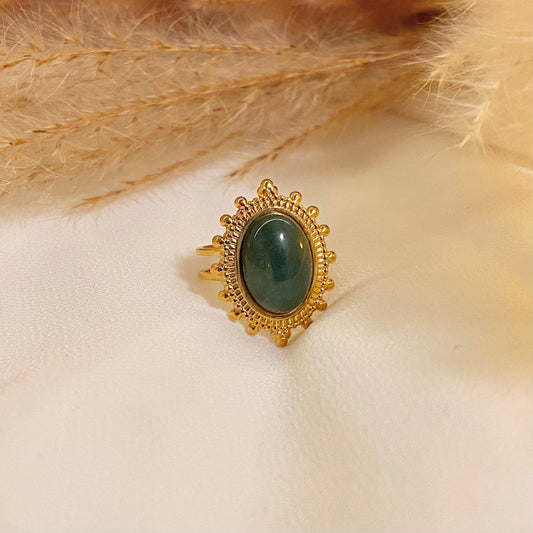 Sundara | Water Agate | Adjustable Ring