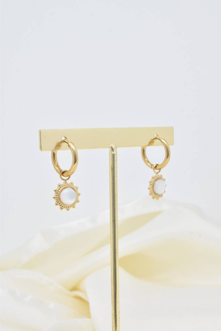 Aurelia Earrings | Mother Of Pearl