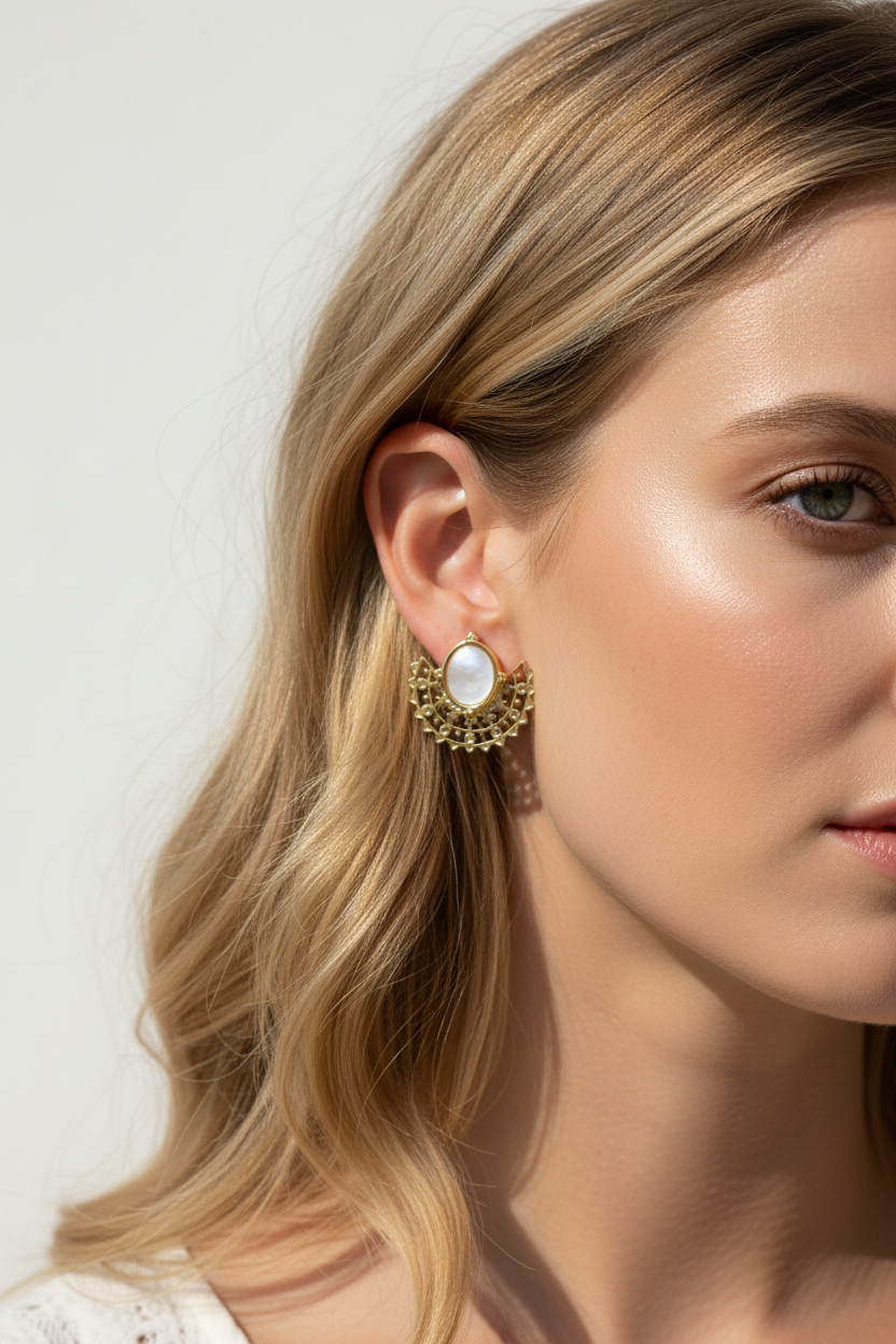 Bohemystic Earrings | Mother Of Pearl