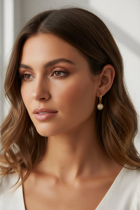 Aurelia Earrings | Mother Of Pearl