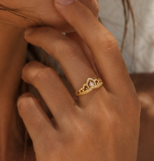 Aurea Crown | Adjustable Ring